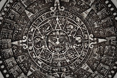 Ancient Mayan Calendar clipart