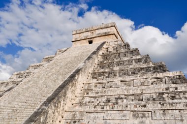 popüler turistik desti Meksika Chichen Itza antik kalıntılar vardır
