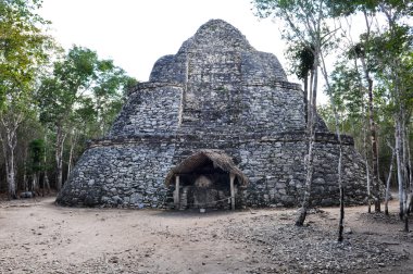 coba Meksika'deki Antik Maya harabe