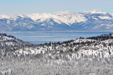 Kış Kaliforniya'da Lake tahoe