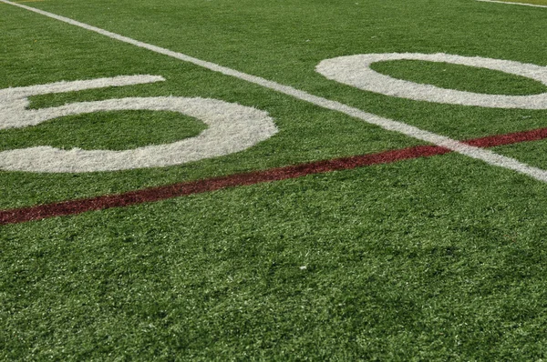 stock image Fifty Yard Line