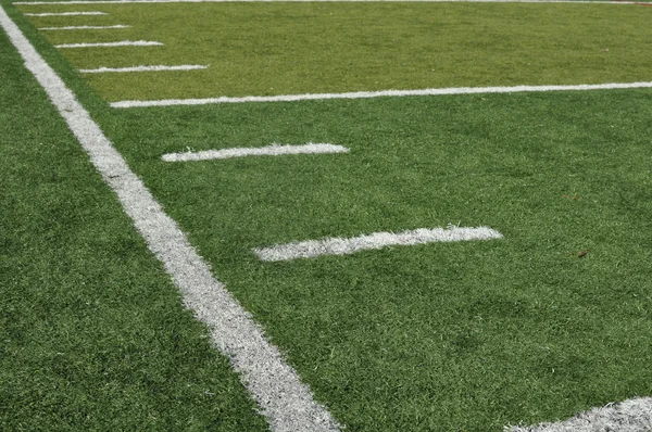 Side Line of a Football Field — Stock Photo, Image