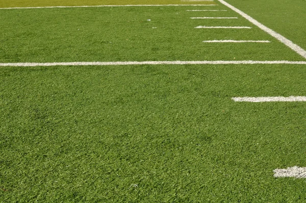 Sideline of a Football Field — Stock Photo, Image