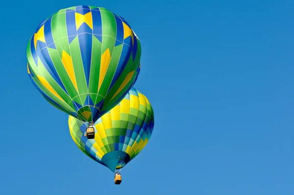 Varm luft ballong race — Stockfoto