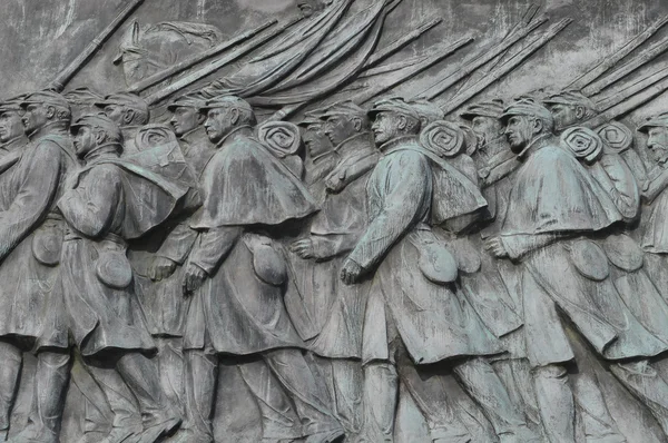 Civil War Calvary Statue — Stock Photo, Image