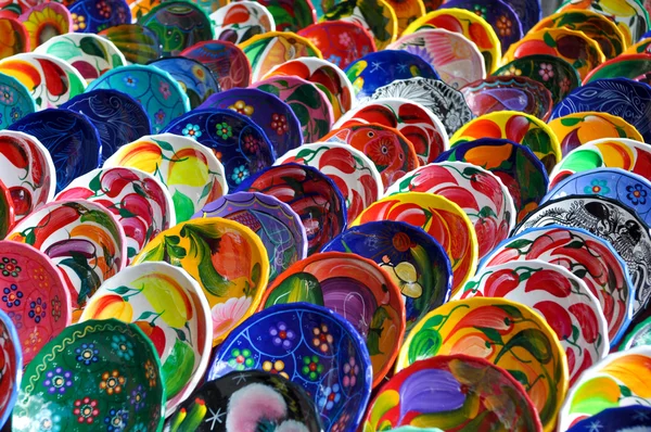 Bols mayas colorés à vendre — Photo