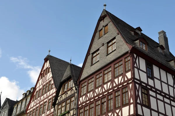 stock image German Homes with Blue Sky