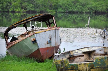 Old Fishing Boat clipart