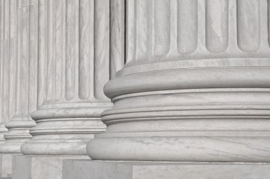 Pillars of Law and Justice US Supreme Court clipart