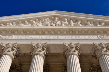 United States Supreme Court Pillars clipart