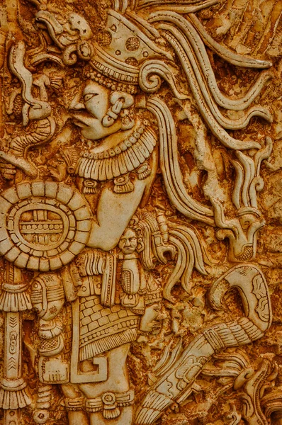 Mayan Indian Warrior — Stock Photo, Image