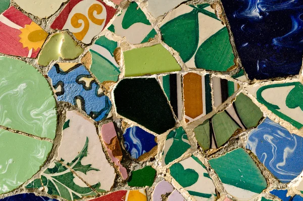 Park Guell Mosaic — Stock Photo, Image