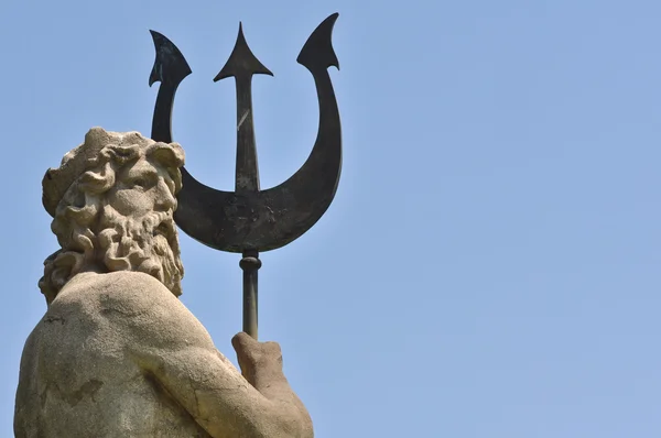 Poseidon med triton från atlantis — Stockfoto