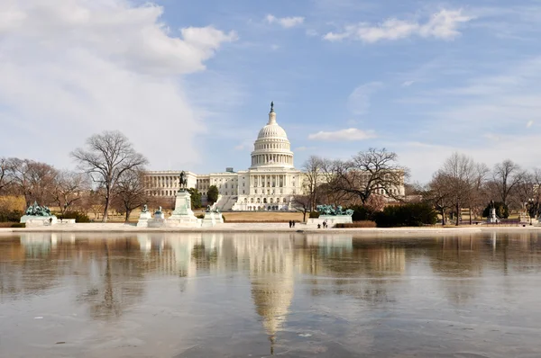 Washington DC United States Capitol in Winter — Stock Photo, Image
