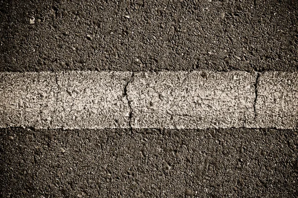 Linea di asfalto diviso — Foto Stock