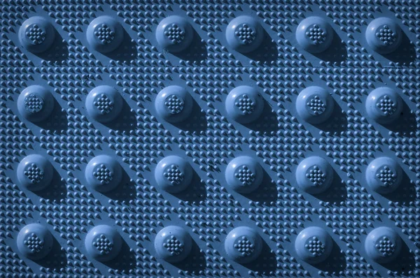 Blue Repeat Knob Pattern — Stock Photo, Image