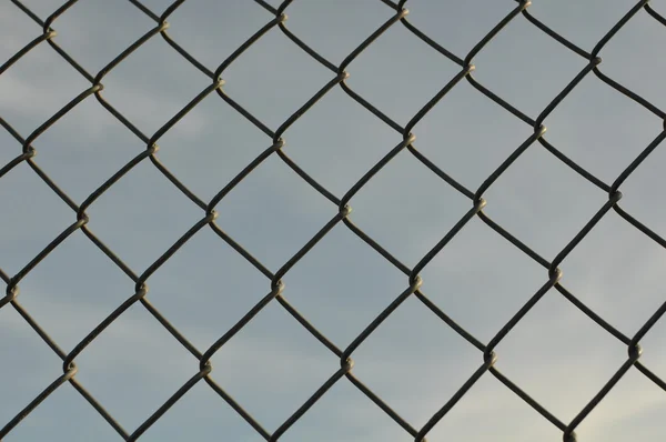 Chain Link Fence Background — Stock Photo, Image