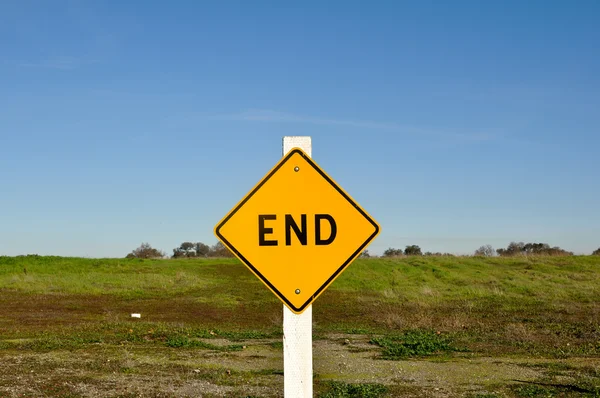 The End Sign — Stock Photo, Image