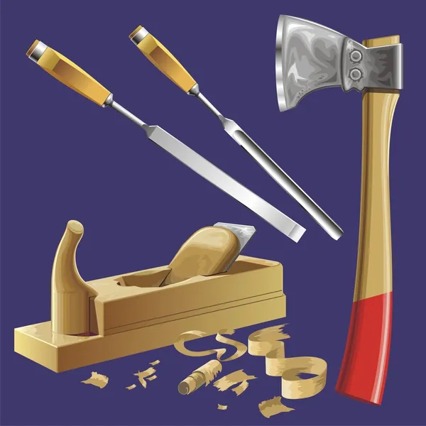 Joiner 's tools — стоковый вектор