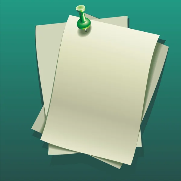 stock vector Note-paper sheets