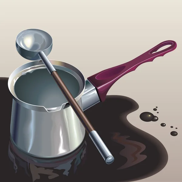 Налив кави — стоковий вектор