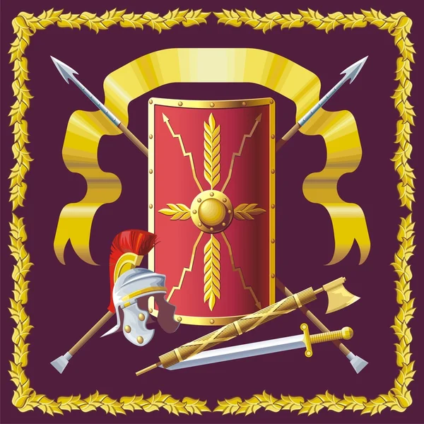 Римское вооружение — стоковый вектор