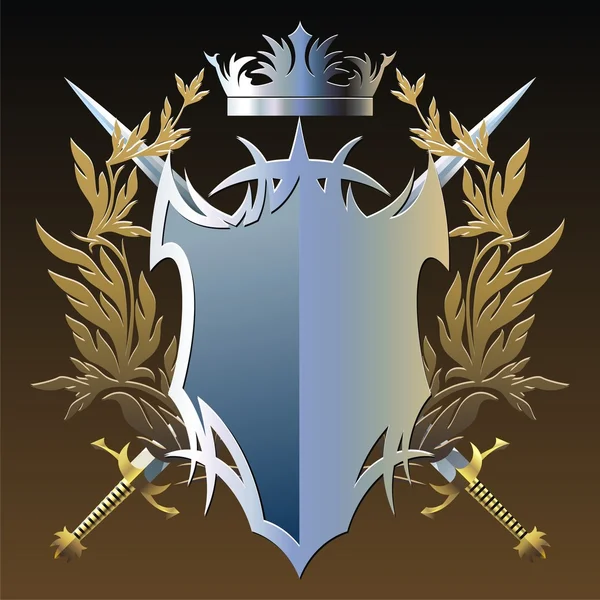 Militära emblemet — Stock vektor