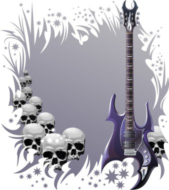 Heavy rock style background clipart