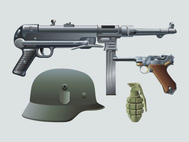 German weapon clipart