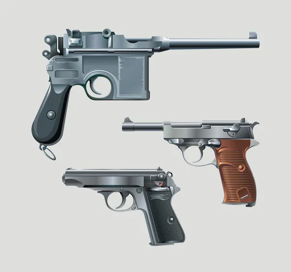Pistols — Stock Vector