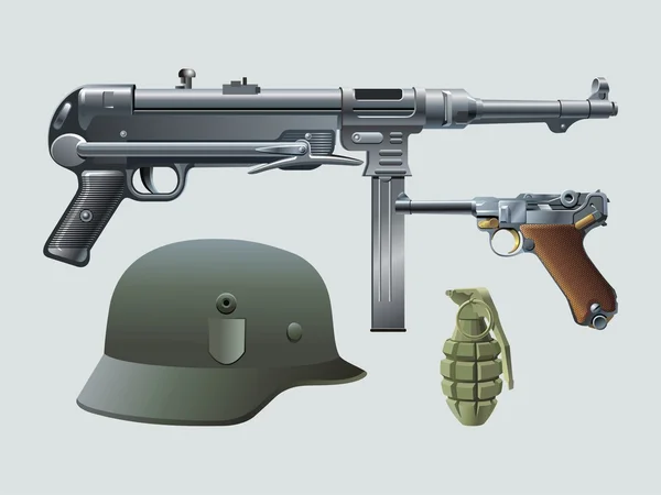Arma alemã — Vetor de Stock