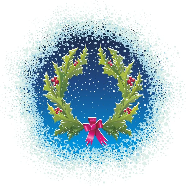 Couronne de Noël — Image vectorielle