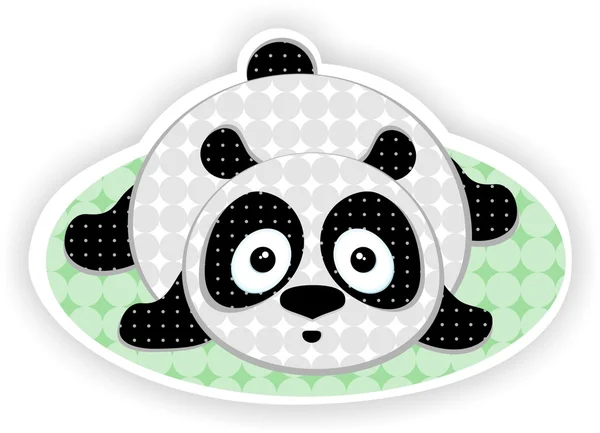 Cute panda. — Stockvector