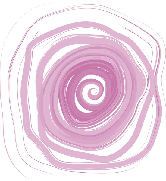 Espiral rosa — Vector de stock
