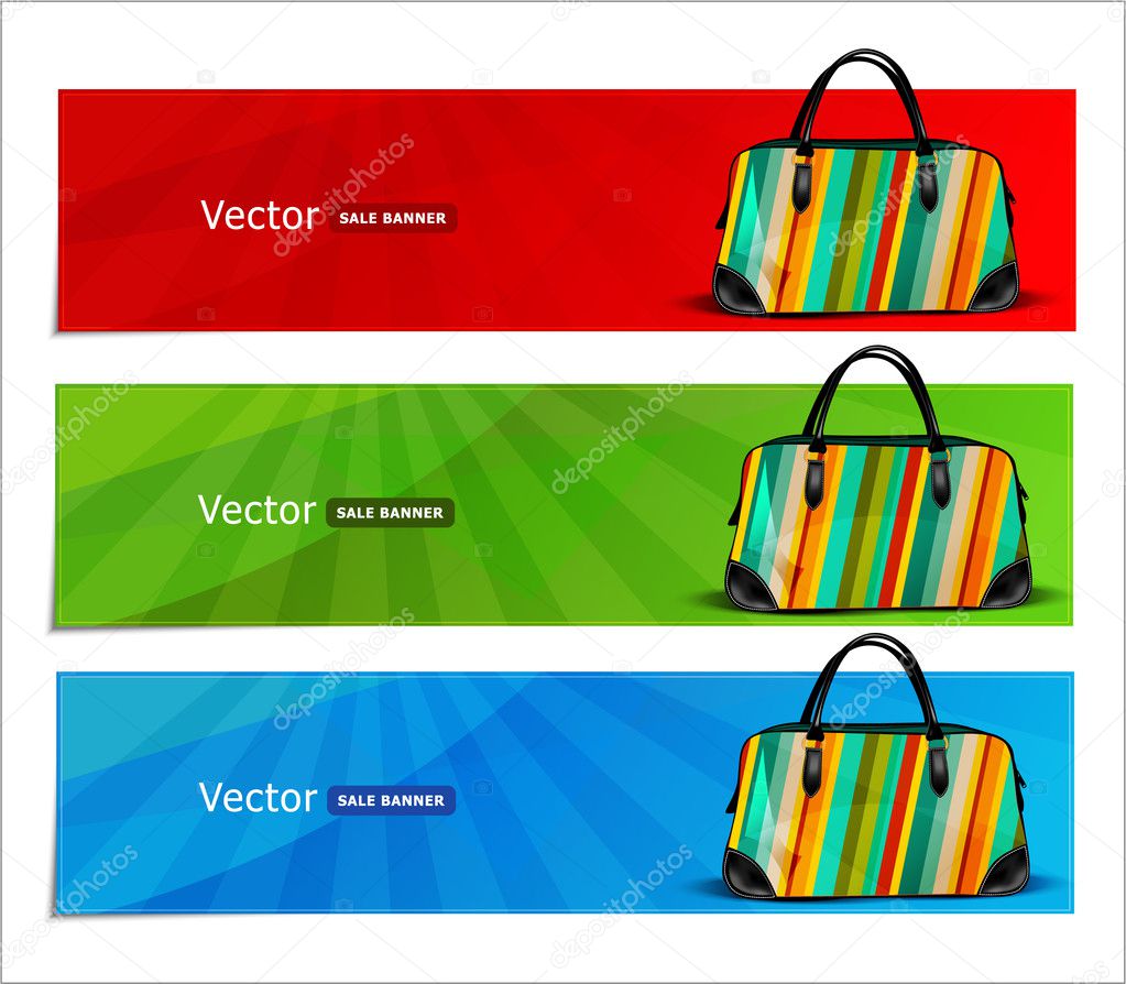 vector shopping banners