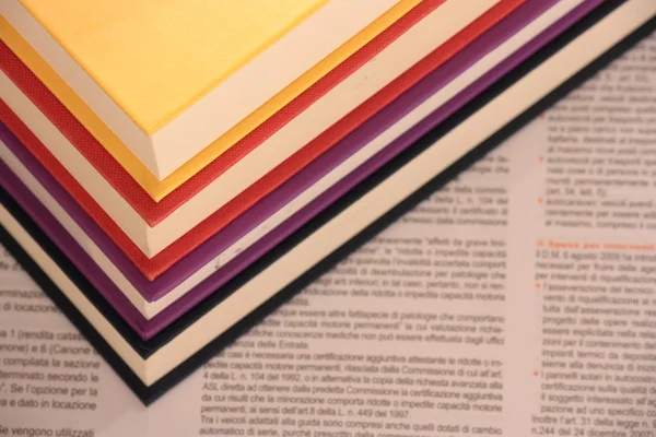 Libros de colores — Foto de Stock