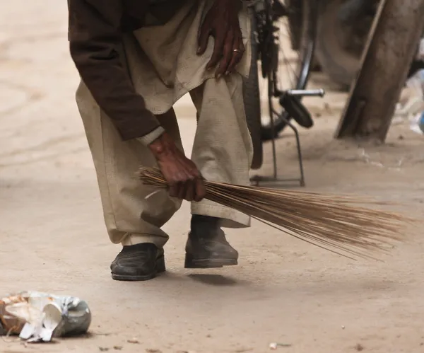 stock image Man Sweeping