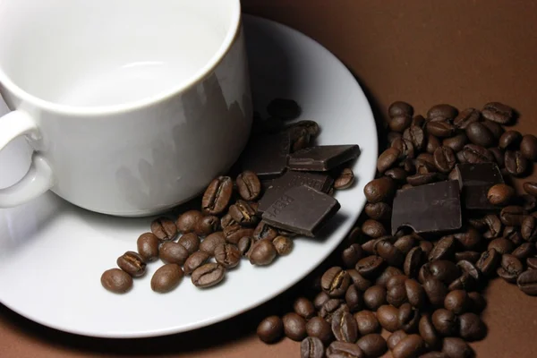 Chokolat와 kofe의 컵 — 스톡 사진