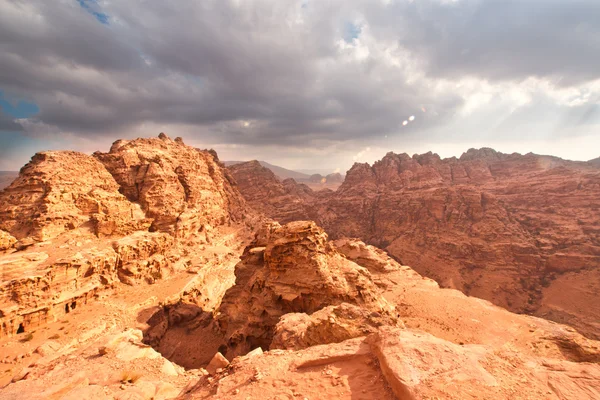 Petra en yüksek yerinde — Stok fotoğraf
