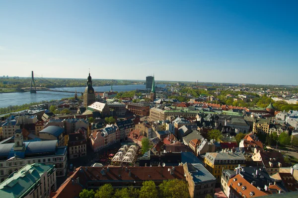 Bela vista da cidade de Riga — Fotografia de Stock