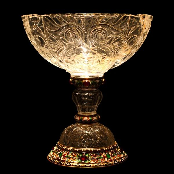 Хрустальная ваза — стоковое фото