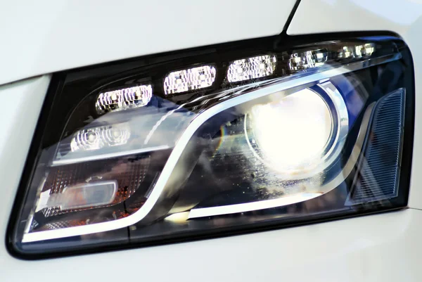 Stock image Headlight from Audi Q7