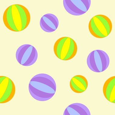 Background with balls clipart