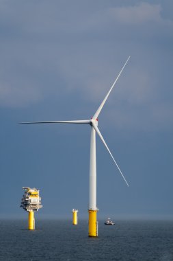 Offshore Wind Turbine clipart