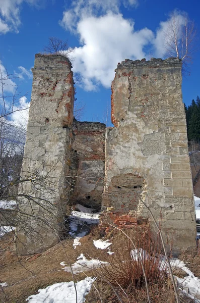 Ruiny wieży — Zdjęcie stockowe