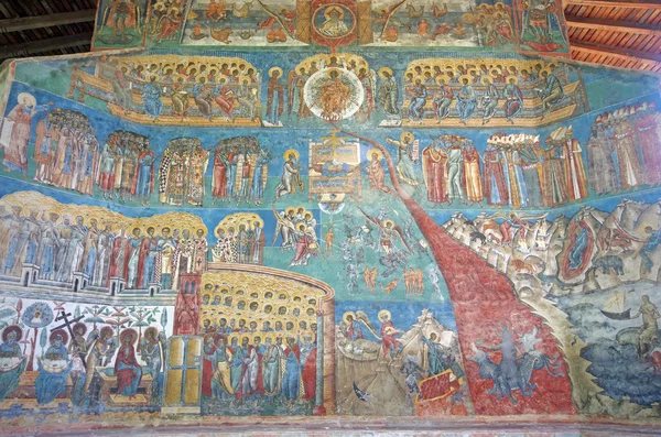 Dědictví UNESCO - klášter voronet — Stock fotografie