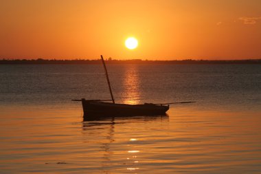 Mozambique Sunset clipart