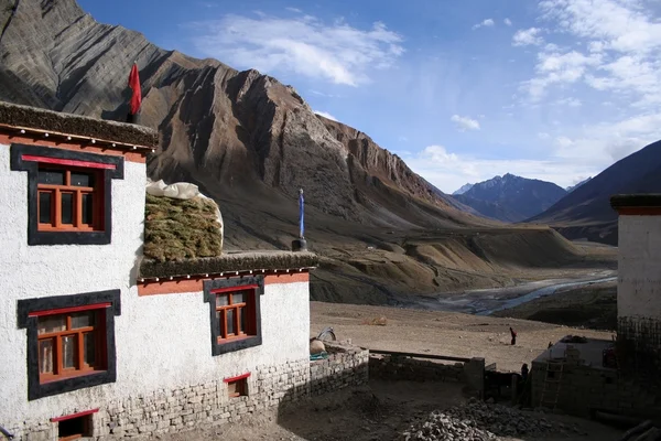 Aldeia tibetana — Fotografia de Stock