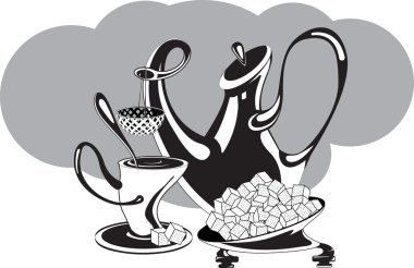 Tea party clipart