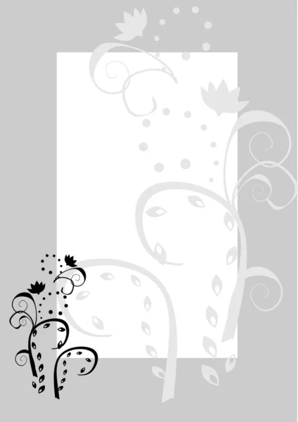 花卉背景设计模板 — 图库矢量图片